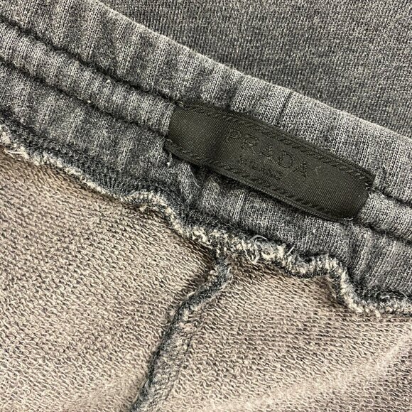 Prada Cotton Jogger Sweatpants Athleisure Lounge Charcoal Grey - Picture 5 of 8